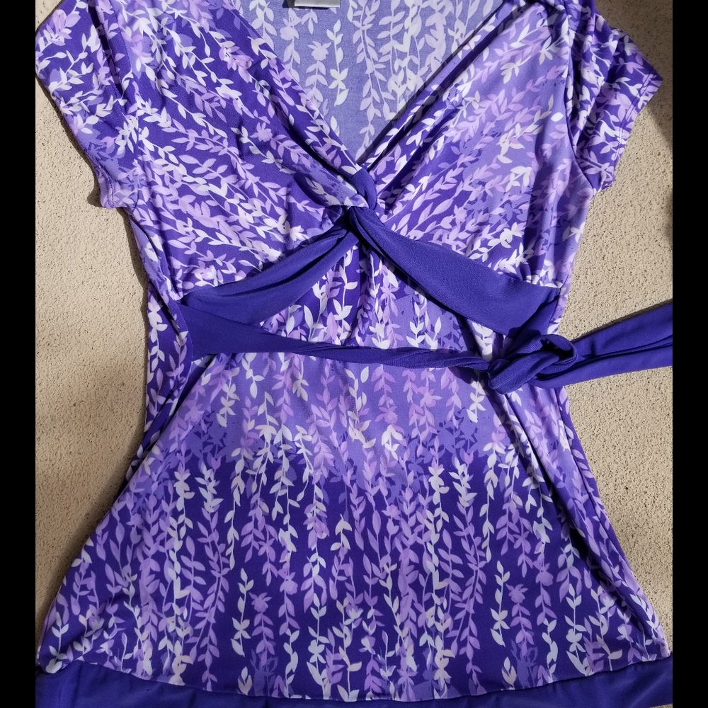 Barbara moss medium top ombre spring purple